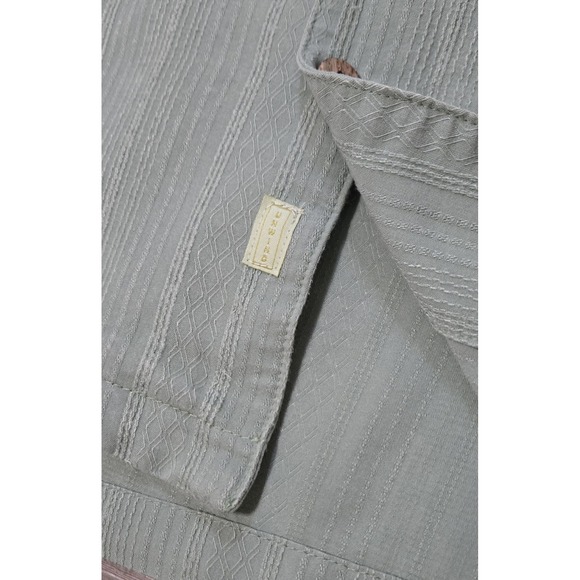 Joe Marlin‎ Shirt Mens XL Green Rayon Short Sleeve Collared Button Down - Picture 4 of 9